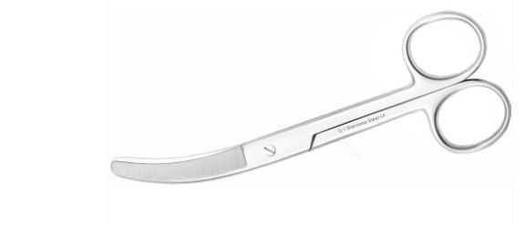 Foarfece cordon ombilical 16cm 1pc