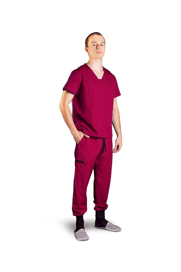 Set medical GAIA pentru bărbați fuchsia 5XL