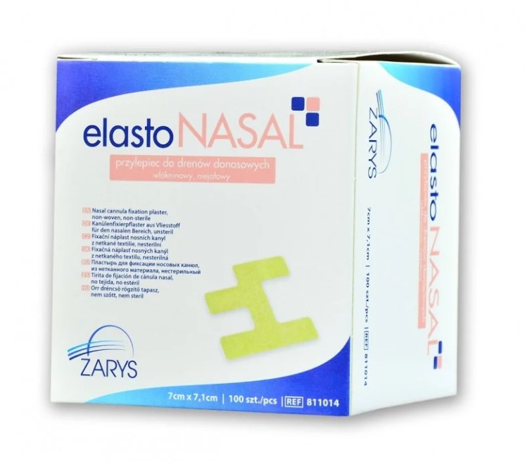 Pansament ELASTONASAL 7x 7.1cm 50pcs adeziv de fixare pentru drenuri nazale