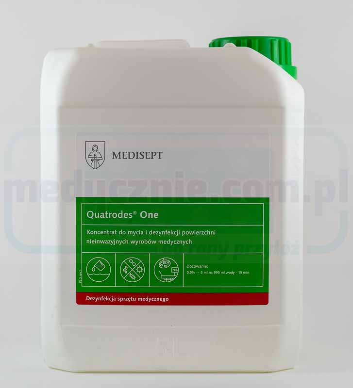 Quatrodes One 5 L concentrat pentru curățarea și dezinfectarea suprafețelor