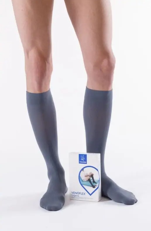 Venoflex Elegance șosete genunchi cl.2 mărimea 2 albastru marin