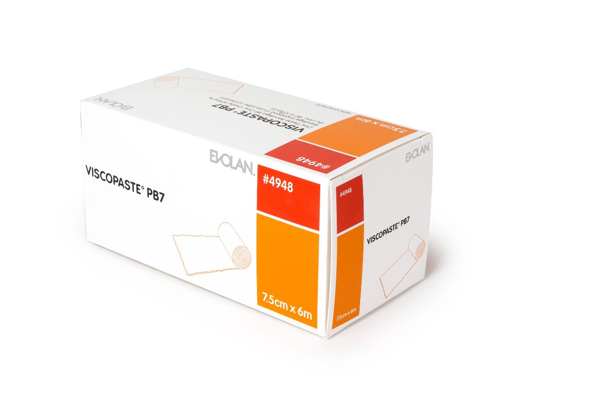 Bandaj cu oxid de zinc Viscopaste PB7 7,5 cm x 6 m - Imagine 2