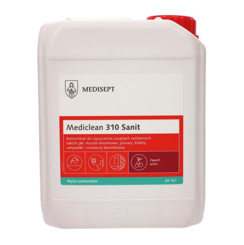 Mediclean 310 5L Sanit cherry pentru curățarea tuturor suprafețelor sanitare