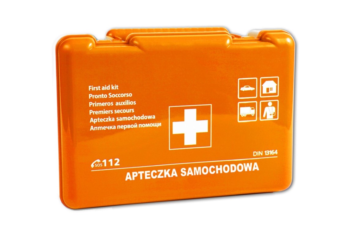 Trusă de prim ajutor DIN 13164 din plastic