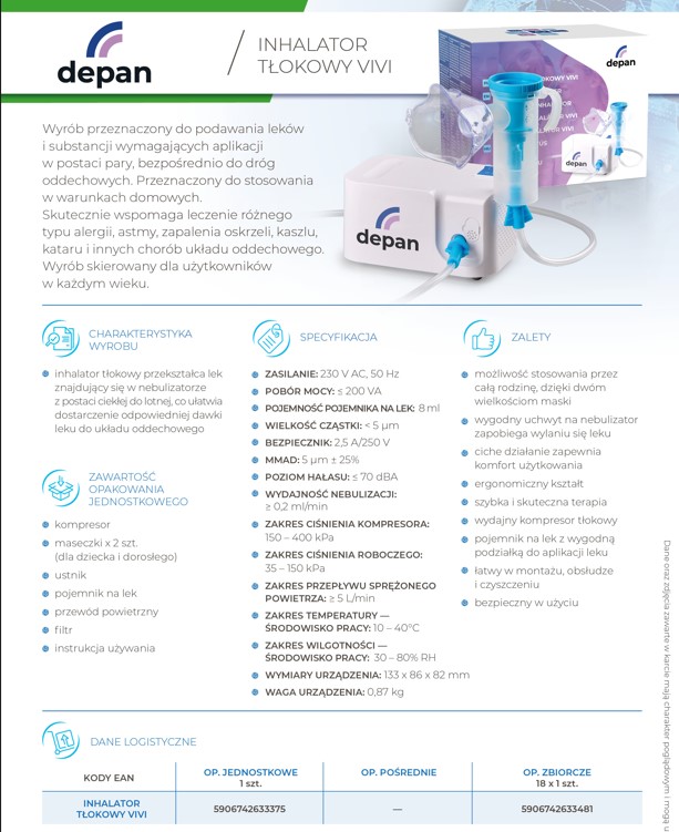 Vivi inhalator cu piston pentru adulți - Imagine 4