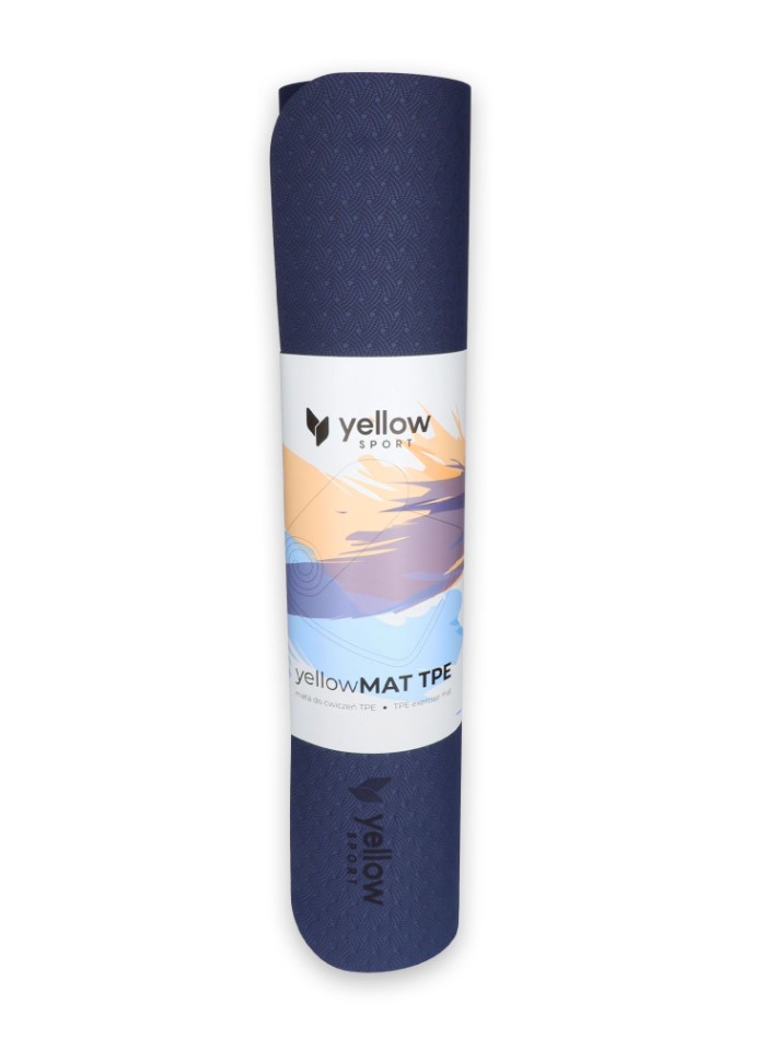 yellowMAT TPE covor de exerciții albastru - albastru marin - Imagine 2