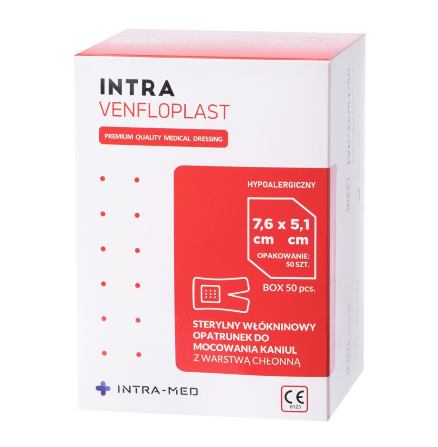 VENFLOPLAST plasture venflon 7.6* 5.1cm 50pcs