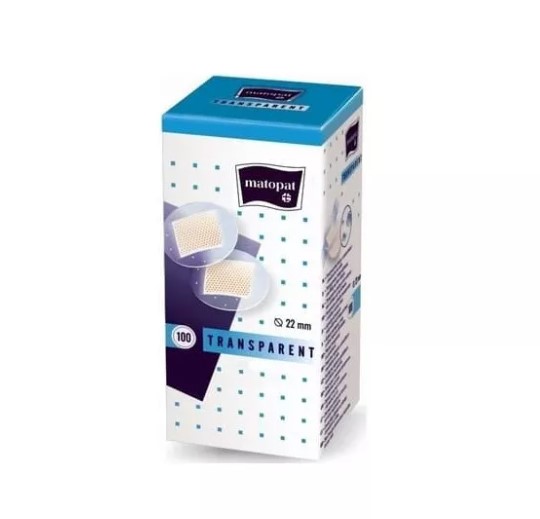 Tencuială TRANSPARENT diametru 22mm 100pcs