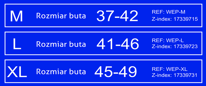 WEPedi bandaj de fixare a piciorului dimensiune L 10pcs - Imagine 4