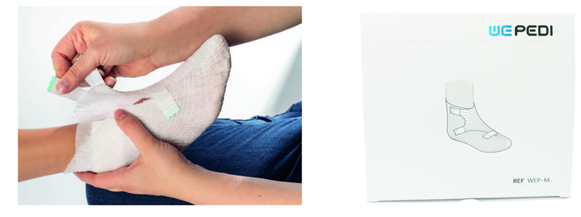 WEPedi bandaj de fixare a piciorului mărimea M 10pcs