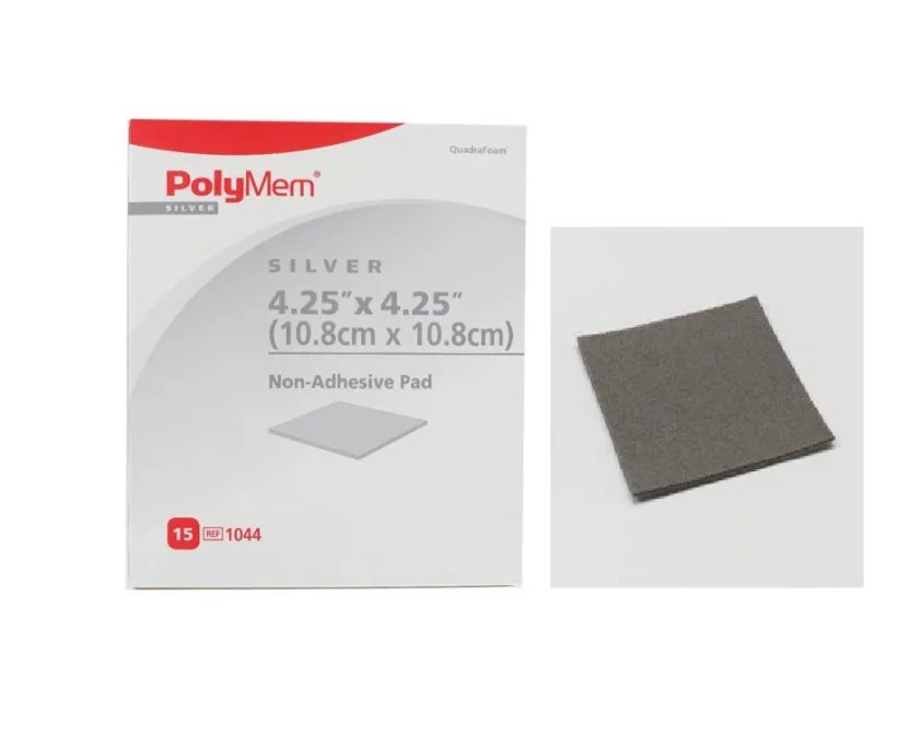 PolyMem Silver 1044 tampon neadeziv 10.8x10.8cm 1pc