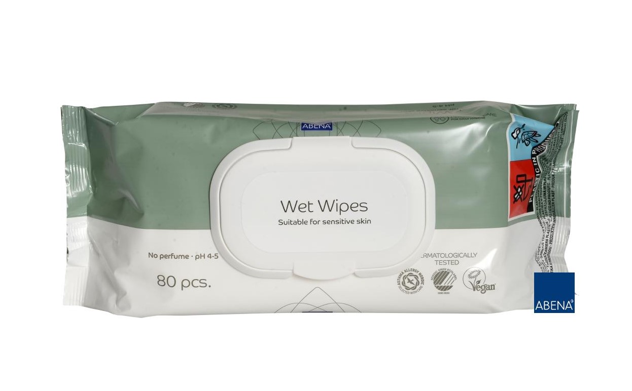 Șervețele umede neparfumate Șervețele umede a'80pcs 18x20cm - Imagine 2