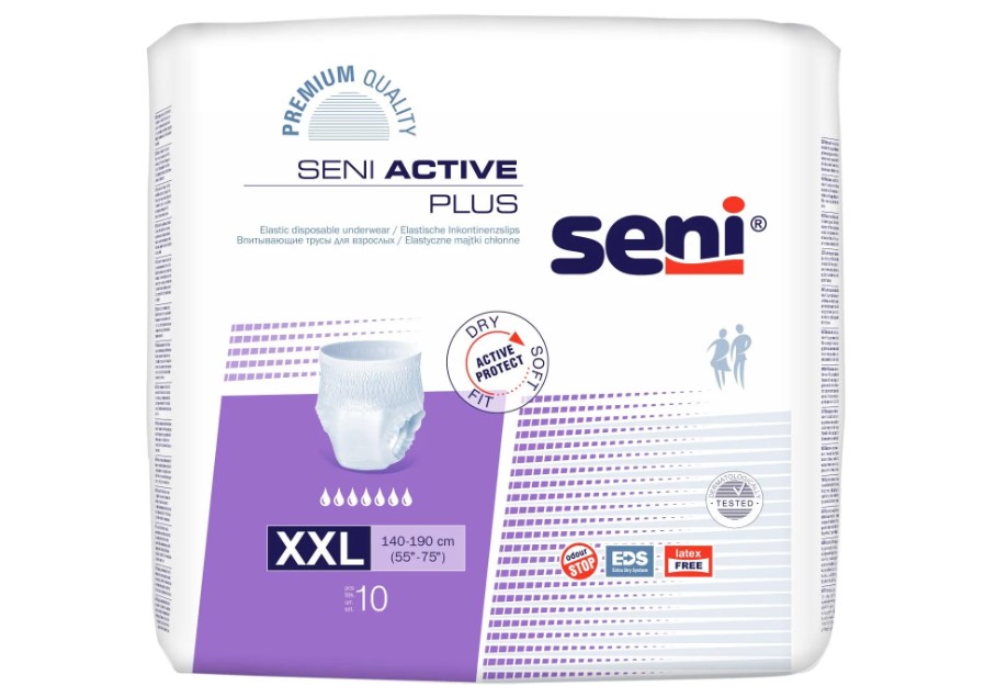 Seni Active Plus 2X- LARGE chiloți absorbanți 10pcs