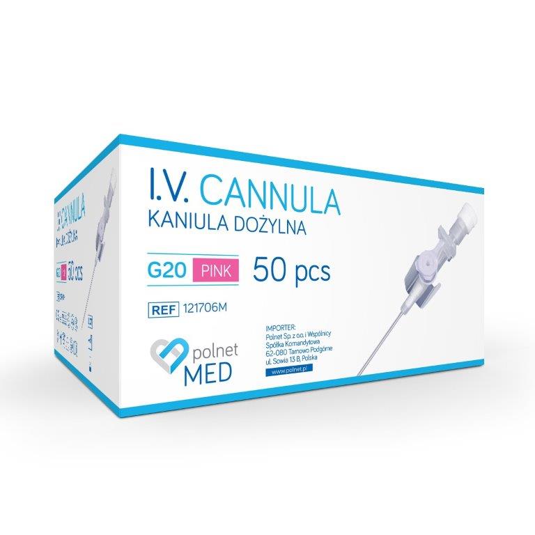 Venflon POLnet-FIX 1.1*32mm G20 roz - Imagine 2