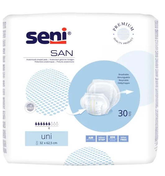 Seni San Uni Scutece anatomice 30pcs