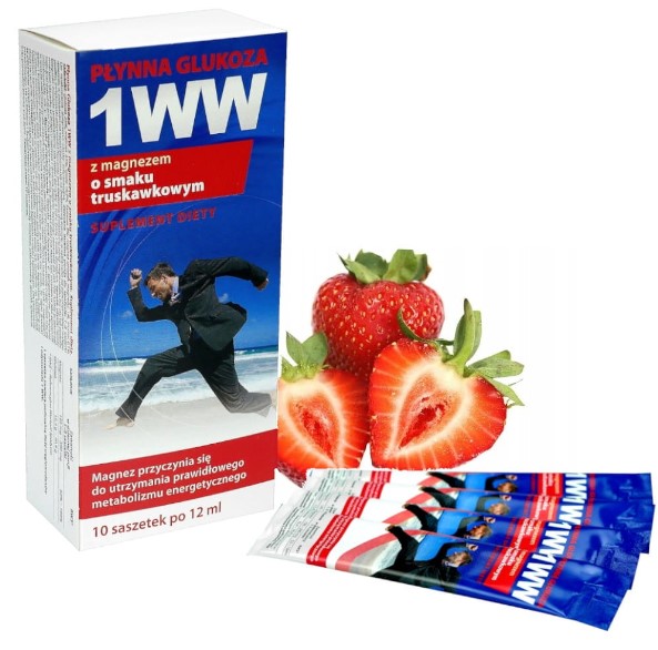 Glucoză 1WW 10x12ml aromă de căpșuni