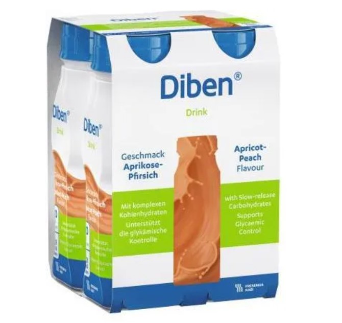 Fresenius Diben Drink 4x200ml caisă-piersică
