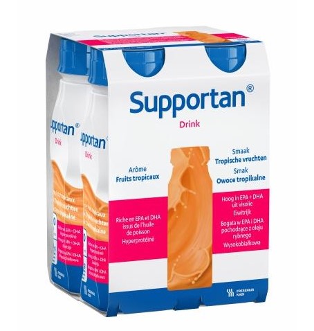 Fresenius Supportan DRINK 4x200ml fructe tropicale