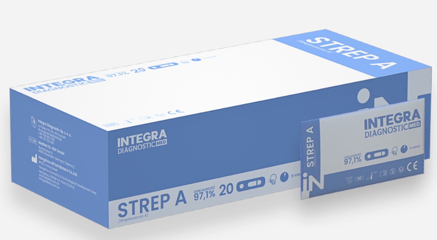 Strep A test angina 20pcs