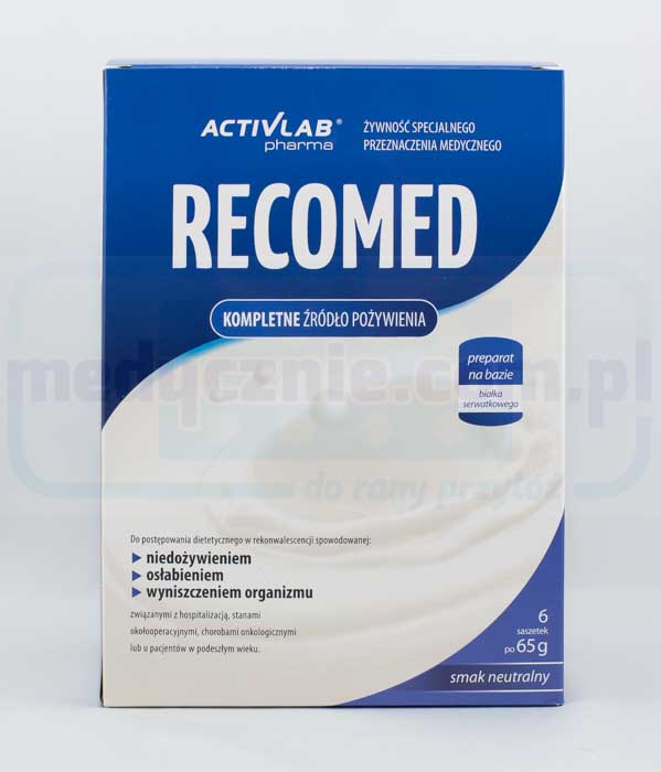 Cocktail nutrițional RecoMed 6x65g neutru