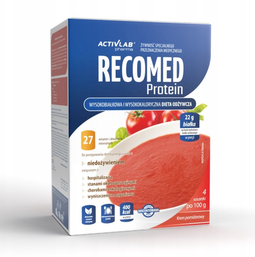 Recomed Protein 4x100g cremă de roșii