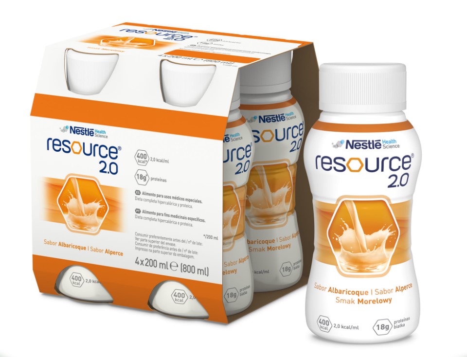 Resurse 2.0 4x200ml aromă de caise