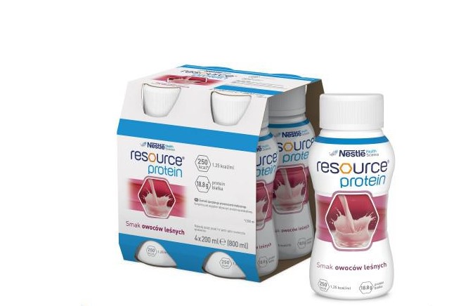 Resource Protein 4x200ml aromă de fructe de pădure