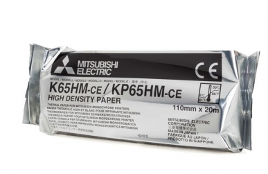 Mitsubishi K65 HM hârtie pentru ultrasunete 100mm* 20m