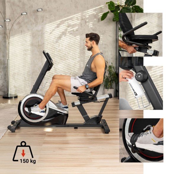 HS-060L Bicicletă culcată cu puls - Imagine 3