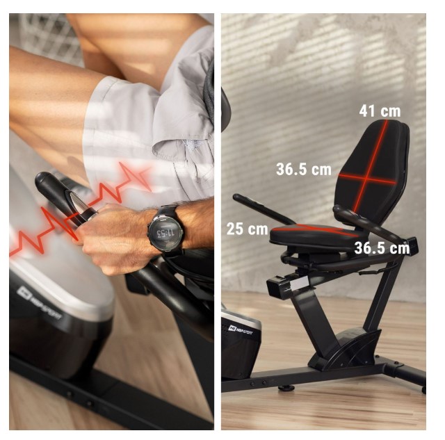 HS-060L Bicicletă culcată cu puls - Imagine 5