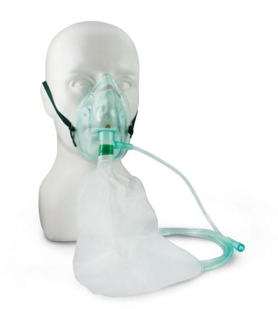 Mască de oxigen cu sac și tub M pentru copii - Imagine 2