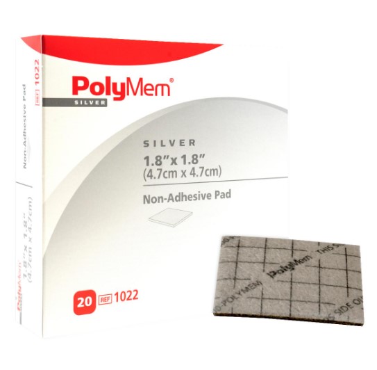 PolyMem Silver 1022 tampon neadeziv 4.7x4.7cm 1pc