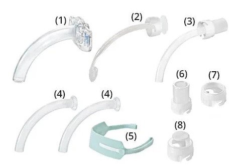 Tub de traheostomie KAN 8.0 fără manșetă 47-8000