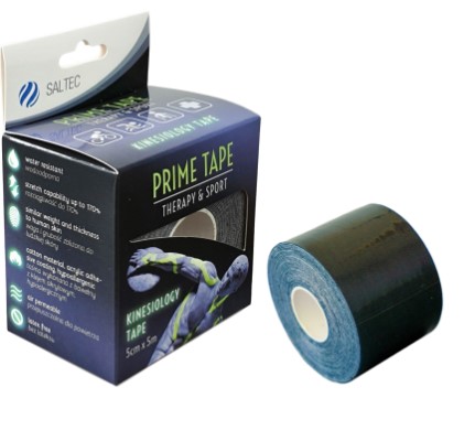 Banda de kinetoterapie 5cm *5m 1pc negru