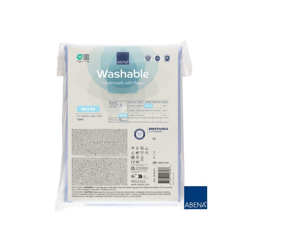 Tampon de protecție reutilizabil 90x85cm 1 buc cu file ABENA