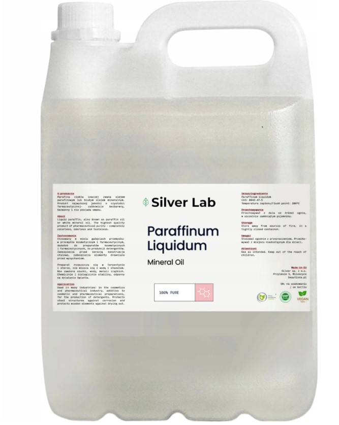 Ulei de parafină lichidă 5L Silver Lab Paraffinum Liquidum