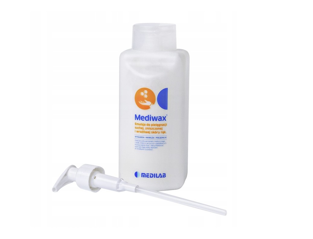 Mediwax 500ml cu pompă emulsie pe bază de ceară de albine
