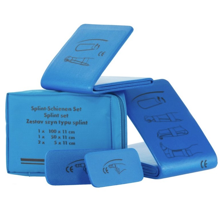 Șine de ateliere set de 4 buc. în cutie albastră