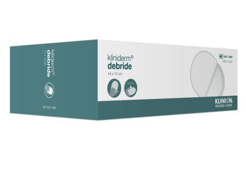 Kliniderm Debride 14x10cm 1 buc burete pentru curățarea rănilor
