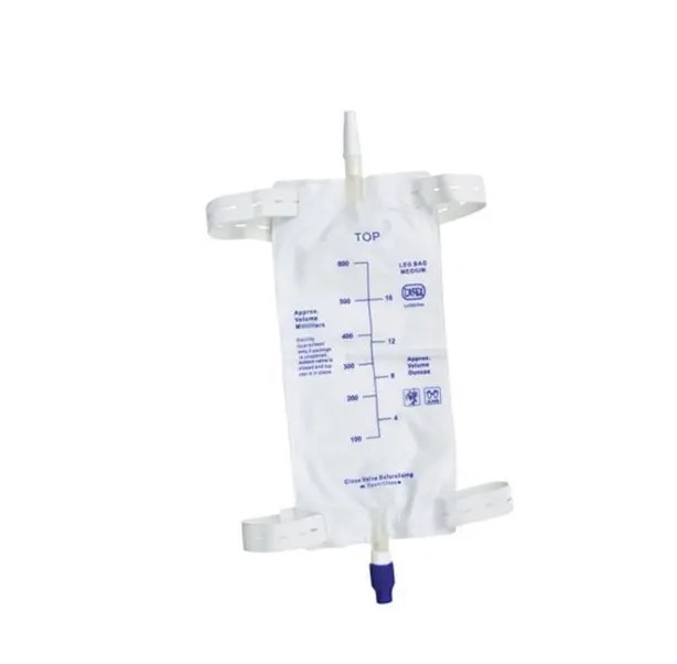 Pungă de urină 900ml 1pc dreptunghiulară montată pe picior