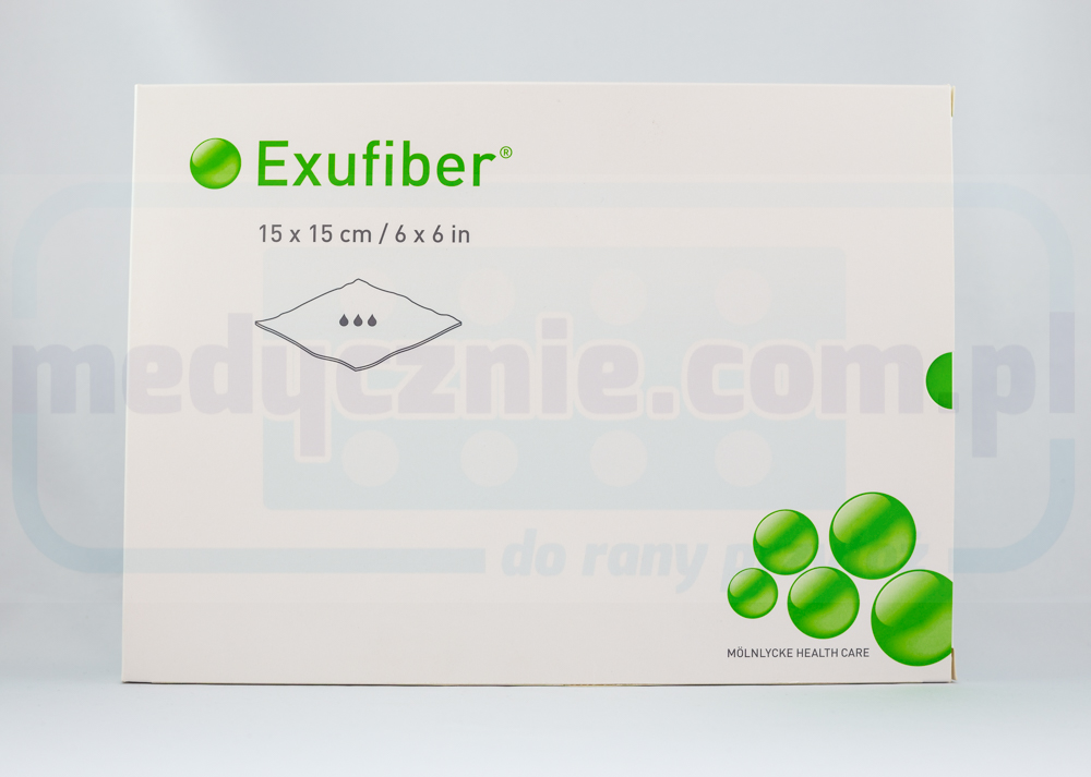 Exufiber 15cm * 15cm gelifiant pansament fibros 1pc