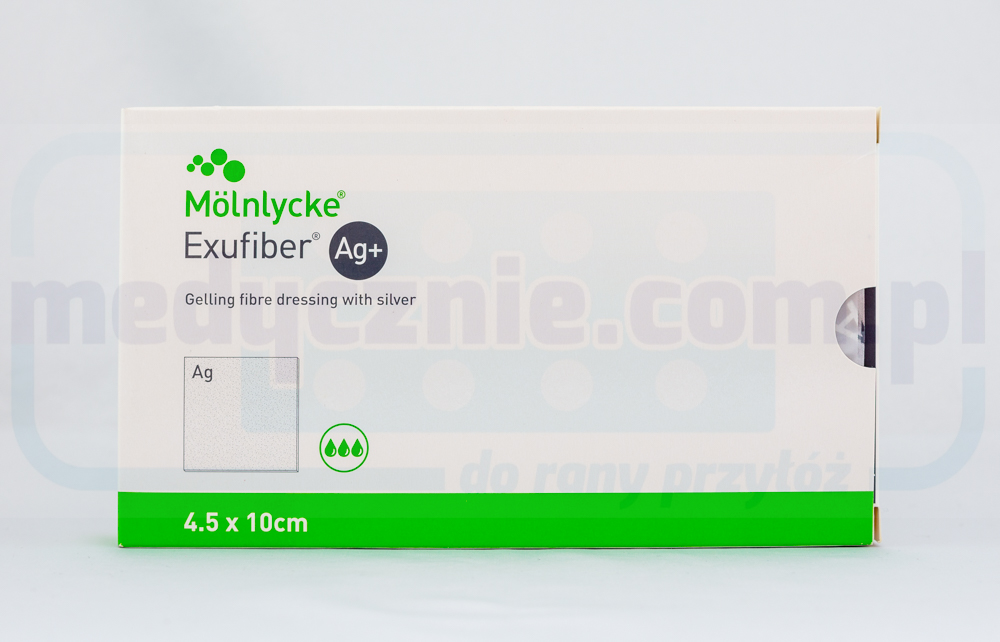 Exufiber Ag+ 4.5cm *10cm 1pc