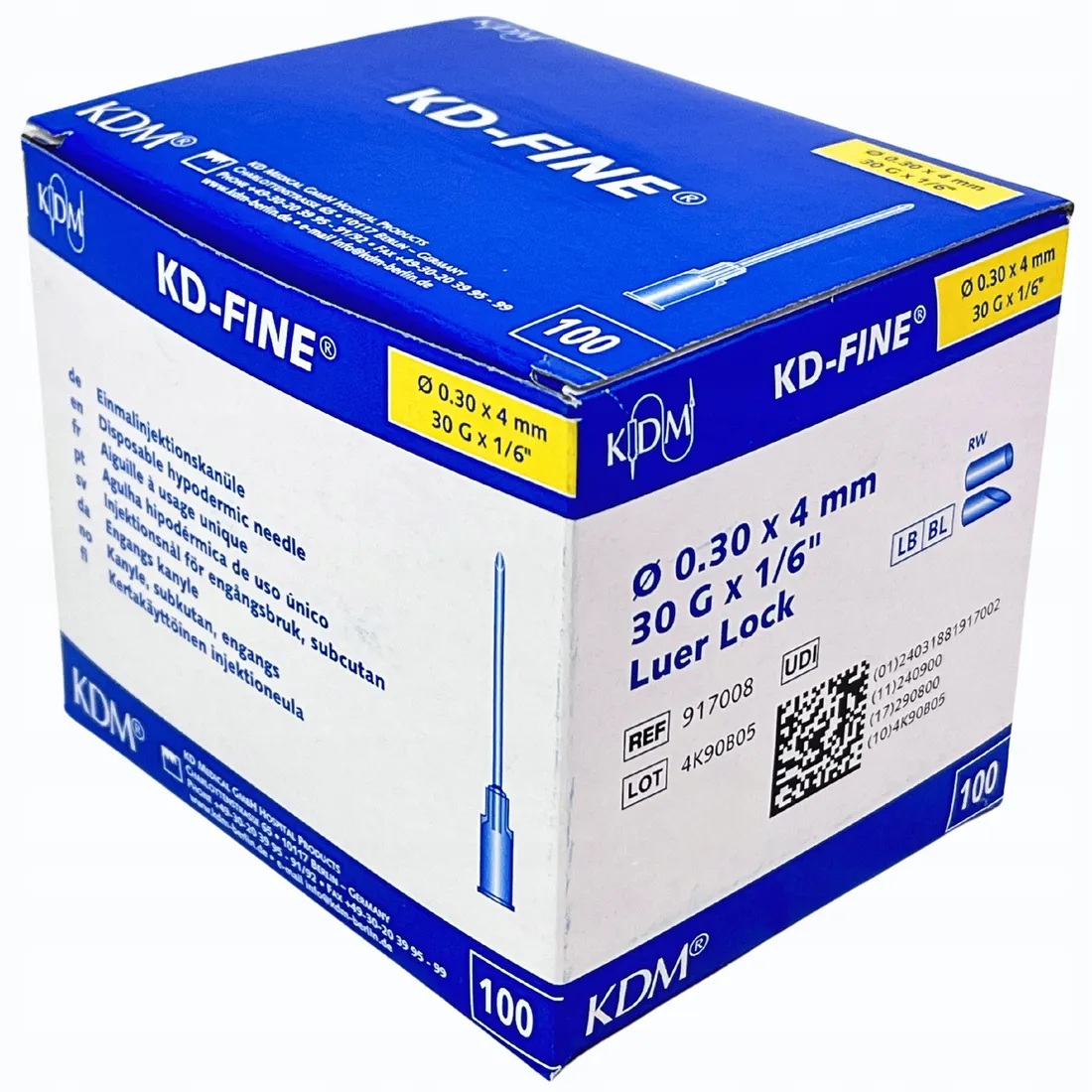 Ace j.u. 0.30*4 100pcs KD-FINE pentru MEZOTHERAPY