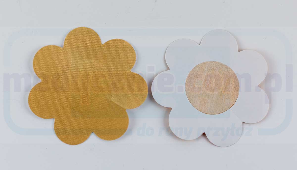 MED.TATTOO - Apărătoare de mameloane din satin de culoare carne 20pcs