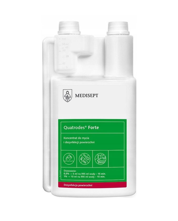 Quatrodes Forte 1L curățare și dezinfectare suprafețe