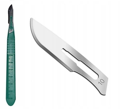 Bisturiu cu mâner nr. 10 10pcs
