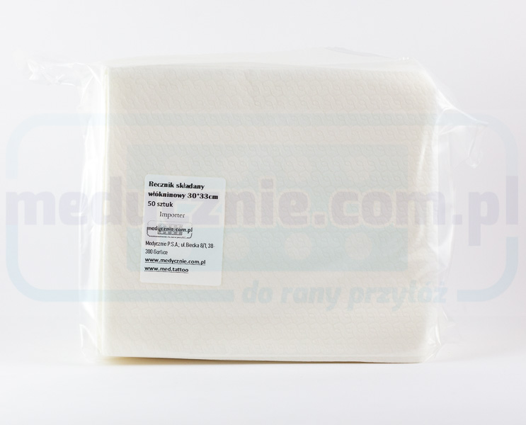 AIR LAID prosop nețesut pliat 30 * 33cm 50pcs - Imagine 2