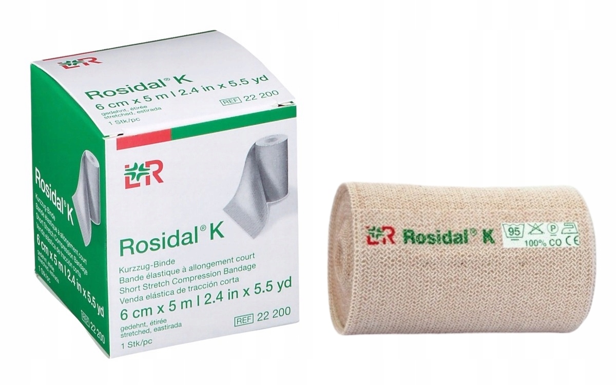 Rosidal K 6cm * 5m 1pc turniquet elastic cu tensiune scurtă