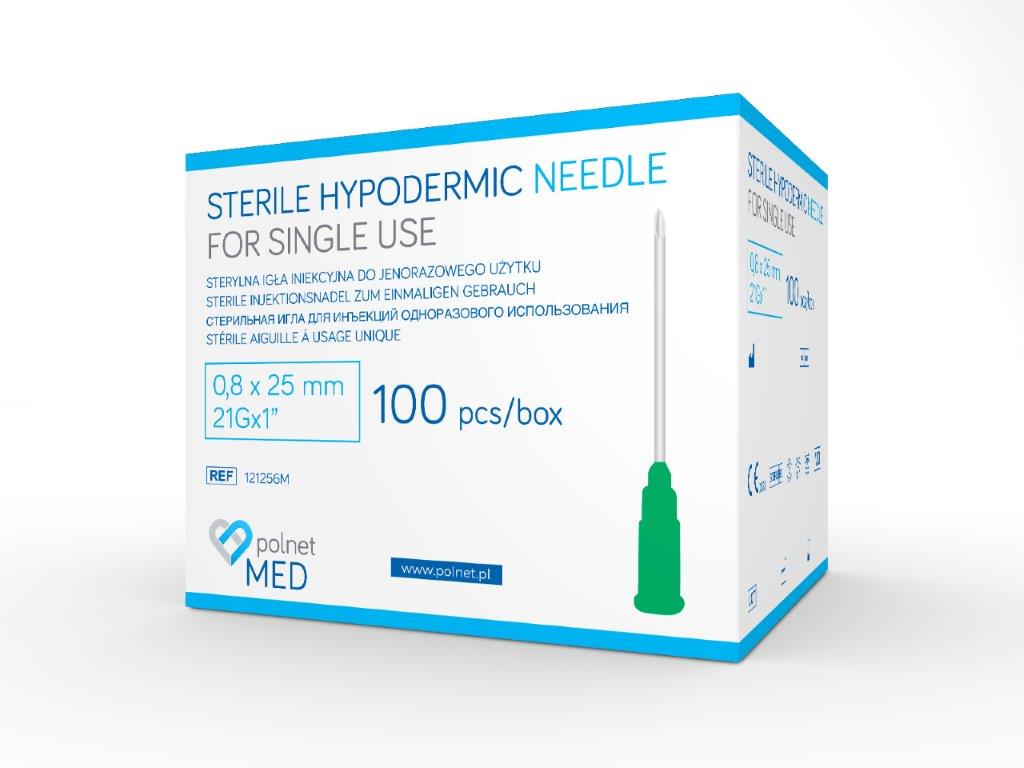Ace j.u. POLnet-MED 0.8 x 25mm 100pcs