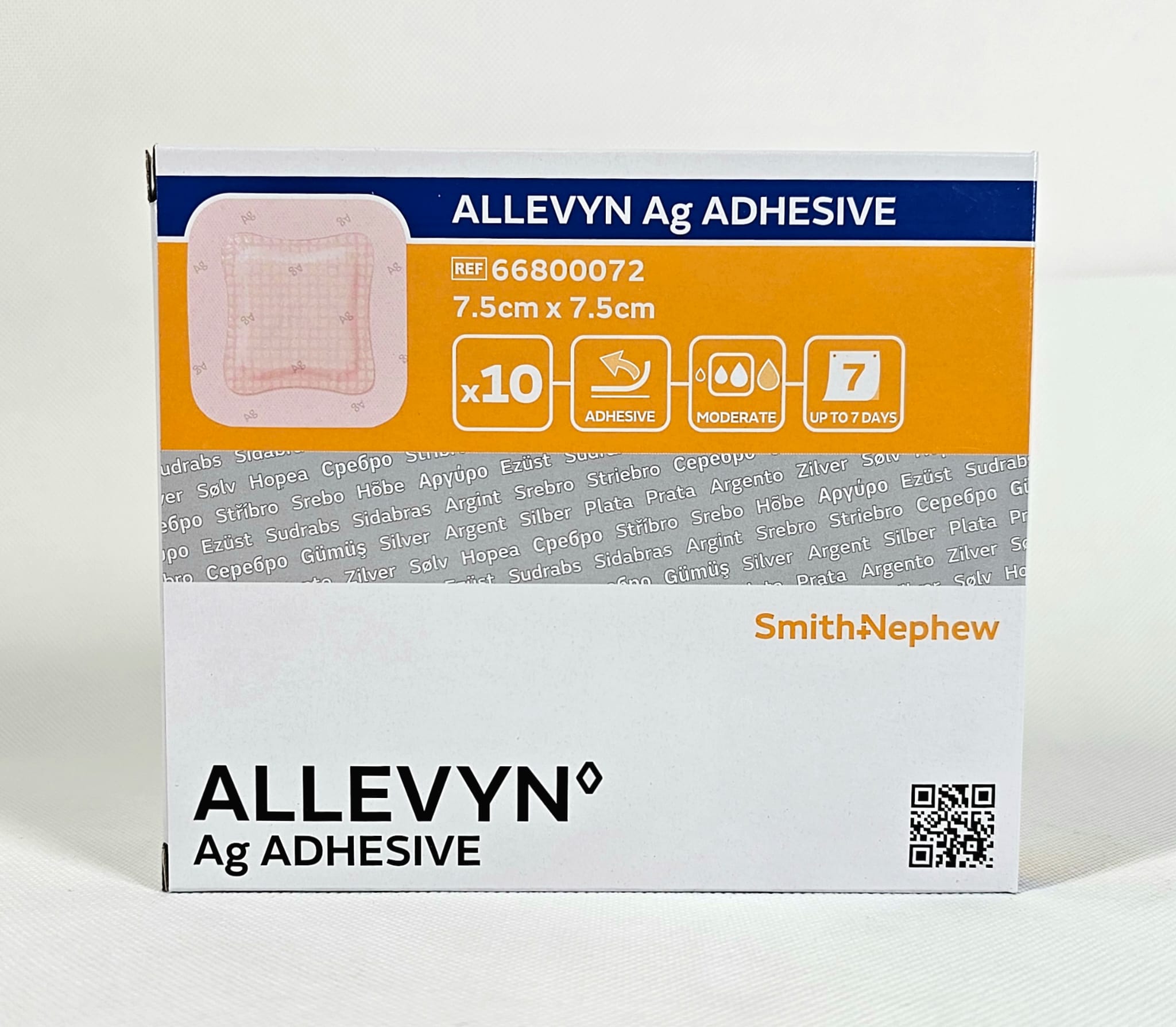 Allevyn Ag adeziv 7,5 * 7,5 cm 1 buc
